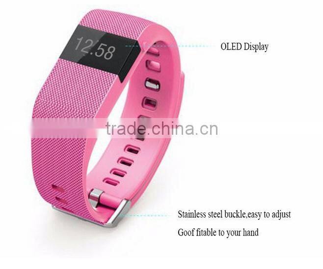 Wristband Smart Bracelet Bluetooth 4.0 Fitness Activity Tracker Pulsera heart rate wireless sport band upgrade TW64