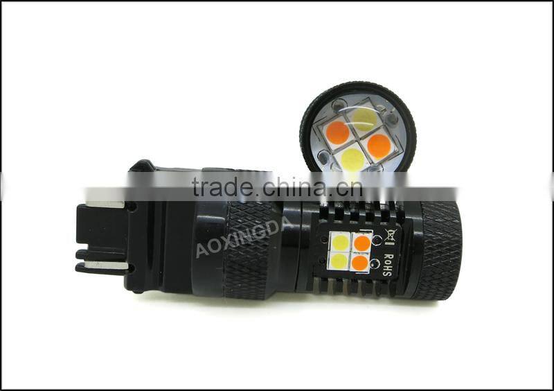 2016 new dual color switchback LED compatible with both standard 3157 socket and CK socket