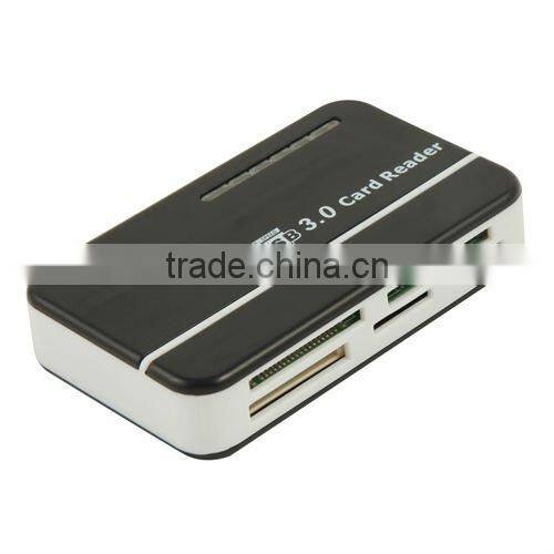 HOT! Super speed USB 3.0 card reader with UV painting for SD,SDHC,SDXC,MS,MMC,XD,CF,M2,T-Flash