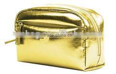 Stylish PU leather women cosmetic bag