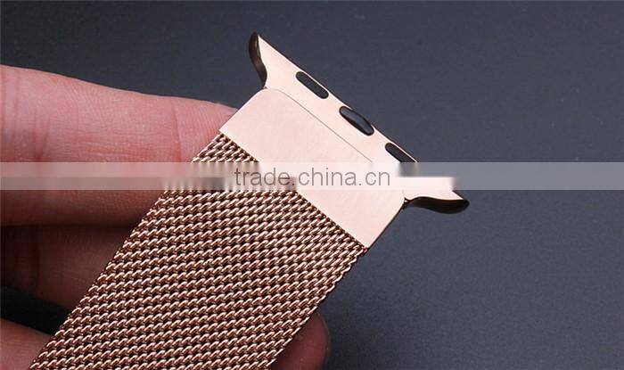 Stainless Steel Mesh Loop Milanese For Apple Watch Band 10 Colors