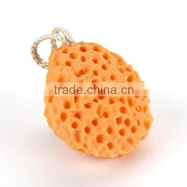 Shower Spa Sponge Body Cleaning Sponge Scrub (Orange)
