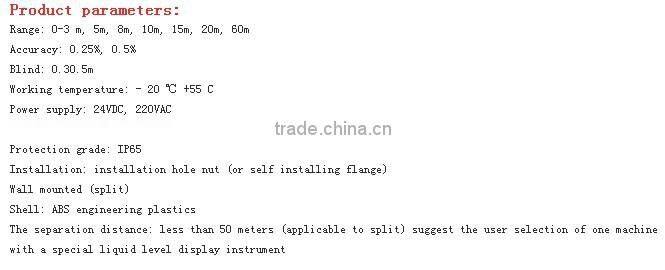 anticorrosion ultrasonic sensor liquid fuel level meter