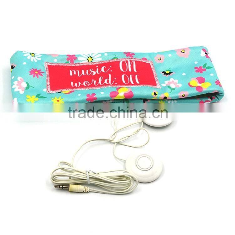 Fabric forehead hoop wearing headphones hoop sleeping earbuds headphones
