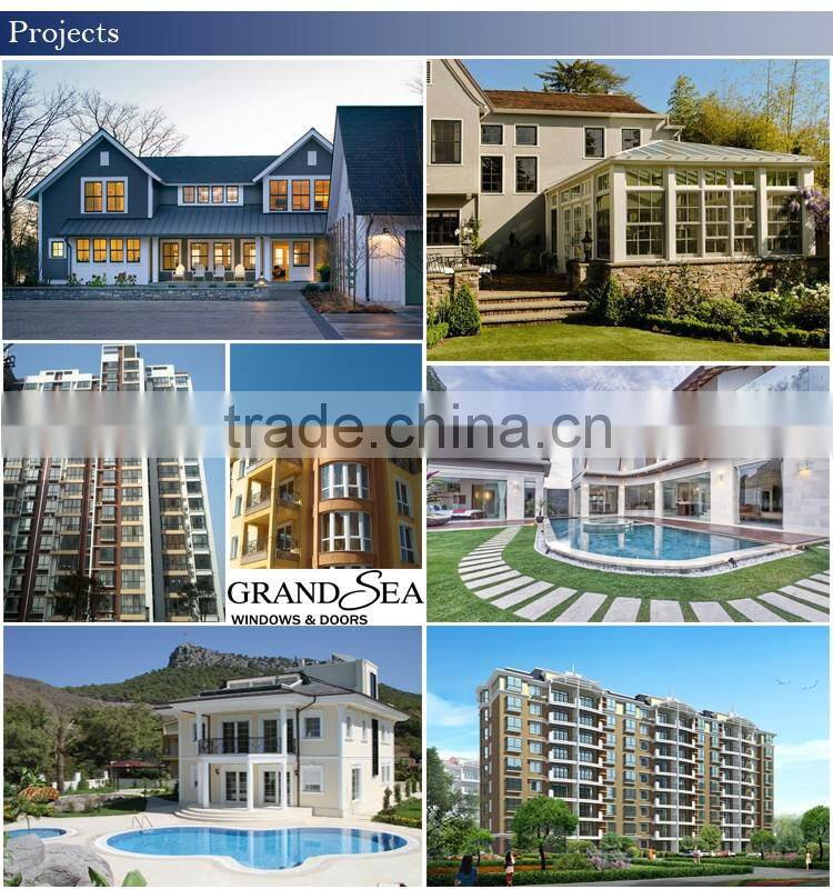 white aluminium casement glass windows produce for house