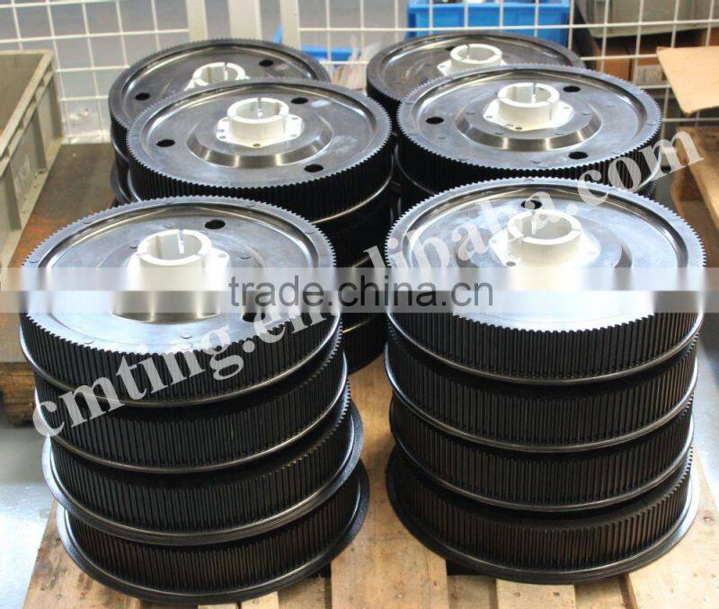 Aluminum flexible single steel disc couplings clamp type for servo motor