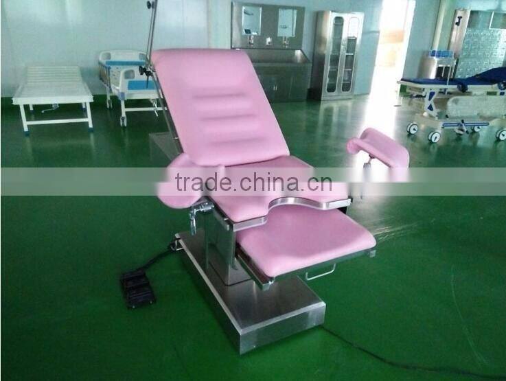 Electric operation bed pull type comprehensive gynecological gynecological table delivery surgery delivered examination bed
