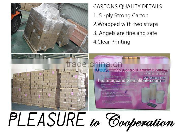 wholesale LED candle bulbs flameless candles with timer and letter printing