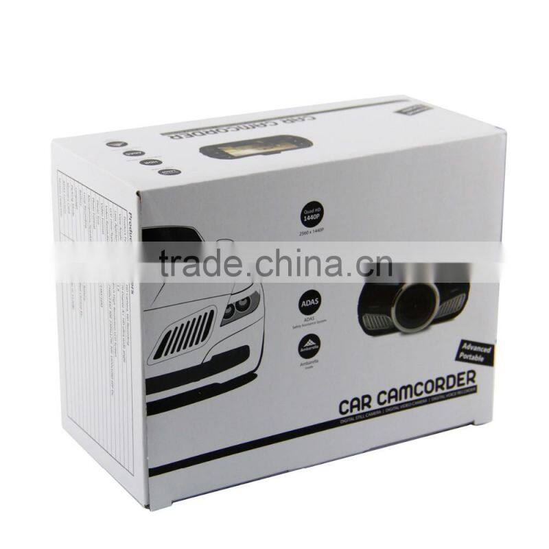 2016 New design quad HD1440p/30fps 2.7 inch full hd car speed recorder