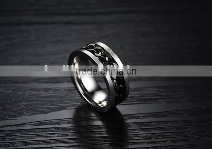 2016 new man accessories stainless steel ring fashionable gay ring men