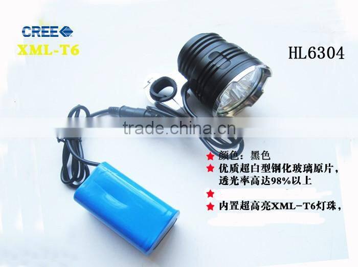 rechargeable aluminum led bicycle light bike lamp