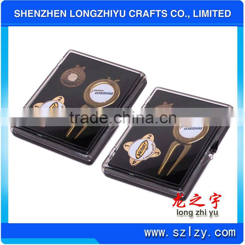 New Custom Metal Magnetic Ball Hat Clip Markers With Printing Your Own Logo,Golf Gift Fashion Cap Clip With Maker