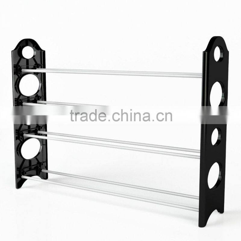 4 Tiers NEW ARRIVAL easy assembled low cost Shoe Rack