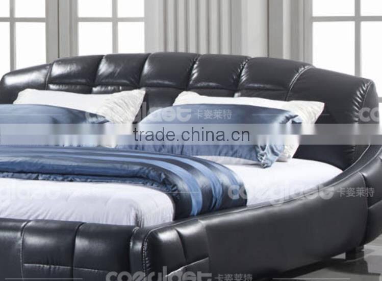 Unique italian leather bed