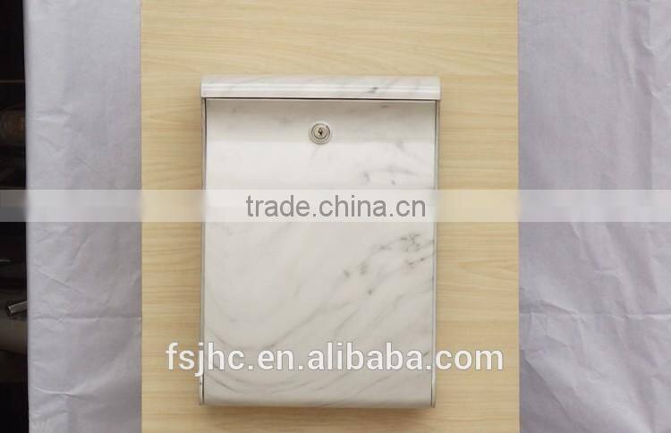 Foshan JHC-2001 Wall Mounted ABS Plastic Mailbox/Colurful Letterbox/Outside Lockable Postbox