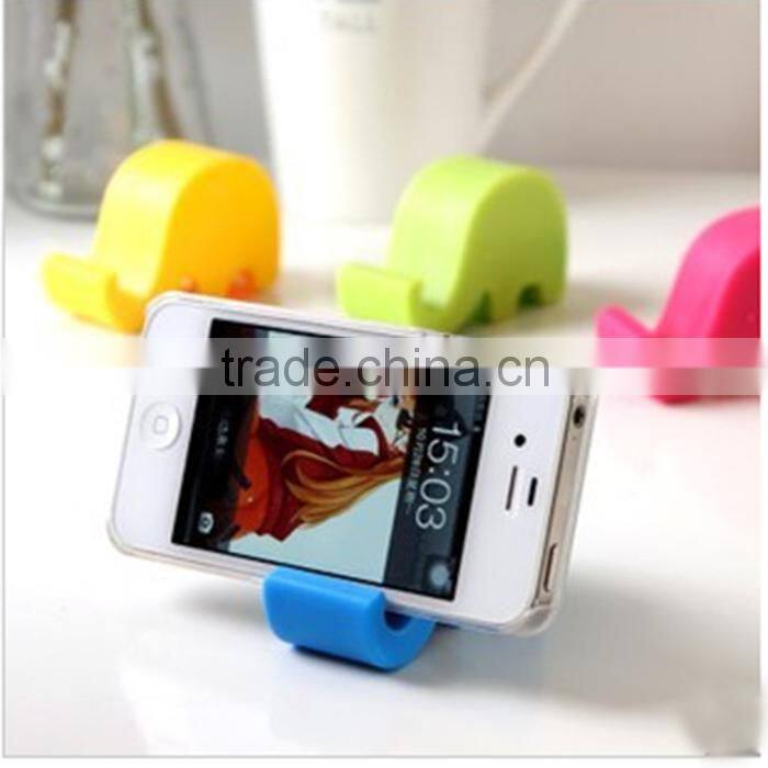 hot sale decorative silicone funny cell phone holder for desk
