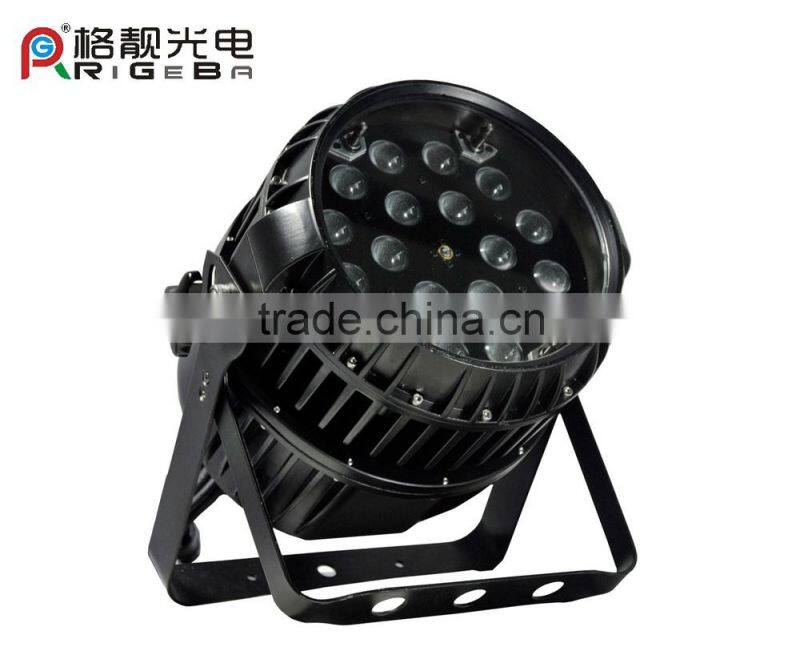 High Power LED 18x10w 4IN1 RGBW high lumen led par Zoom