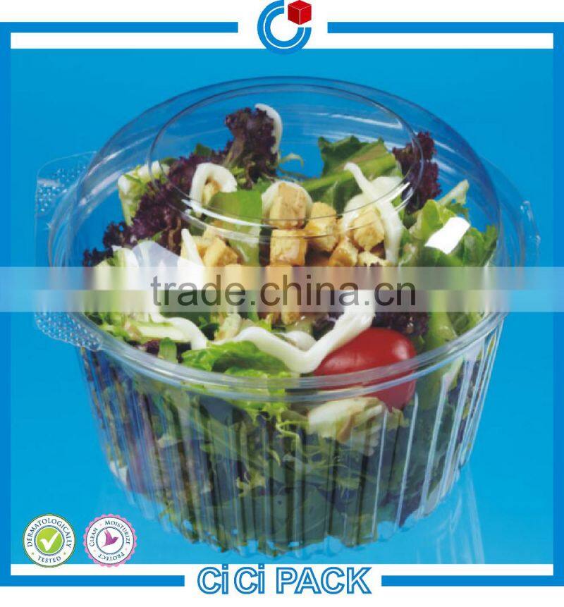 Cheap price disposable plastic(PP/PS/OPS/PET) food/fruit/candy/salad packaging container/box