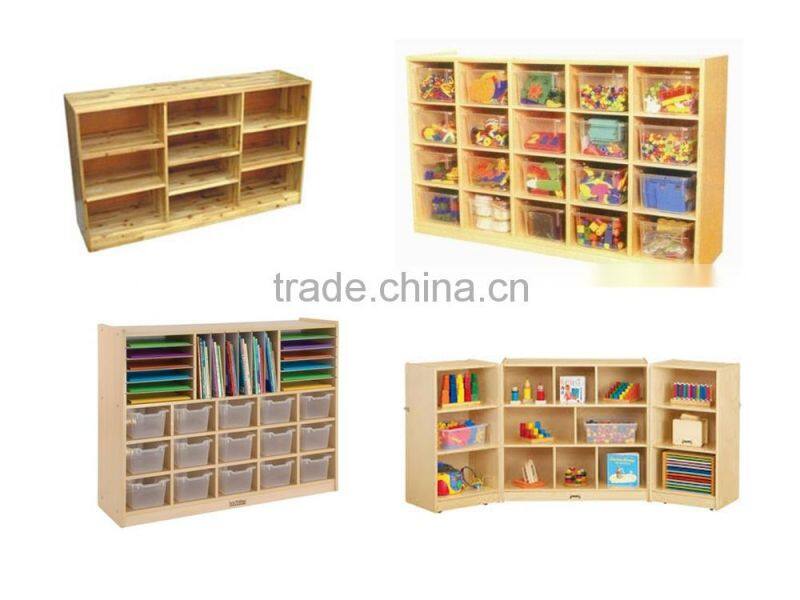 wooden children toys storage cabinets