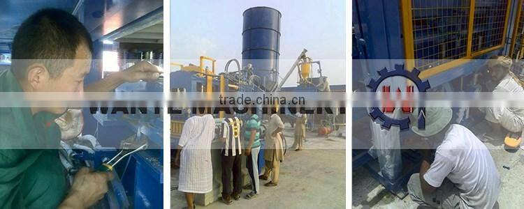 WANTE BRAND QT8-15 Fully auto block making machine line in Oman market