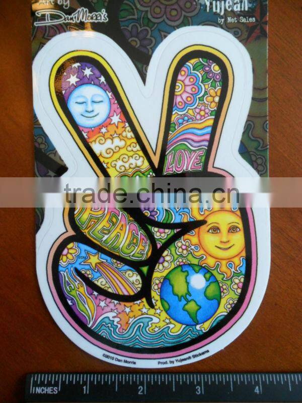 Customized Printing PVC Material window car sticker,Waterproof UV Resistant microfiber sticker screen cleaner stickers --DH20697