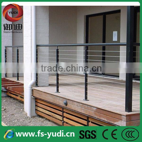 cable wrought iron stair railing systems