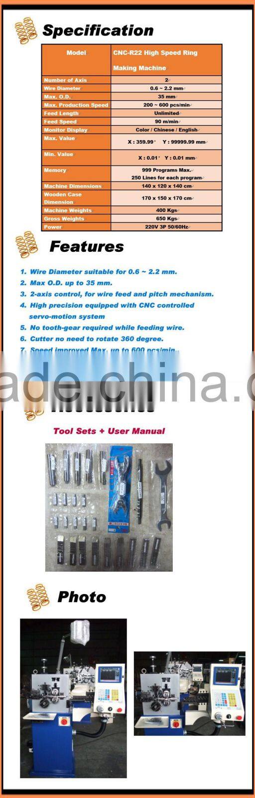 CNC-R221 Automatic Circle Spring Coiler