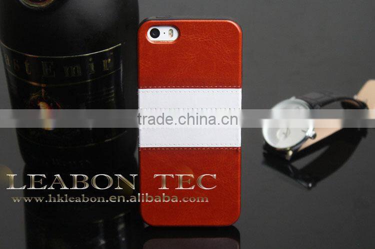 2014 new product leather back case for iphone 5s cell phone case, alibaba
