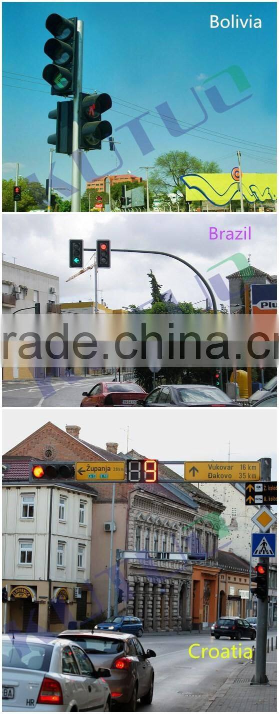 KuTuo 300mm red/yellow/green full ball road sign LED traffic light