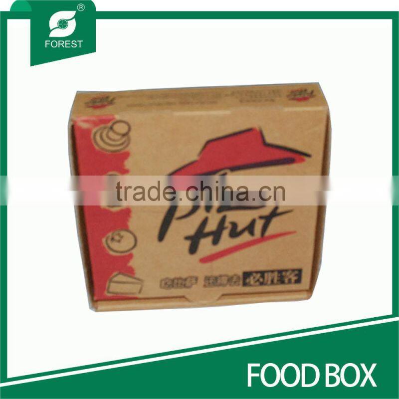 MEDIUM BROWN PIZZA BOX CORRUGATED TAKE AWAY FOOD PACKAGING BOXES