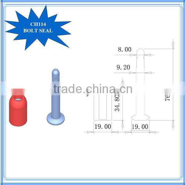 CH114 bolt lock container seasl