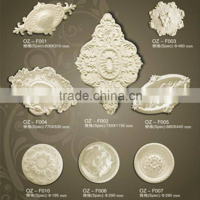 PU ceiling medallion tile,carved ceiling medallion