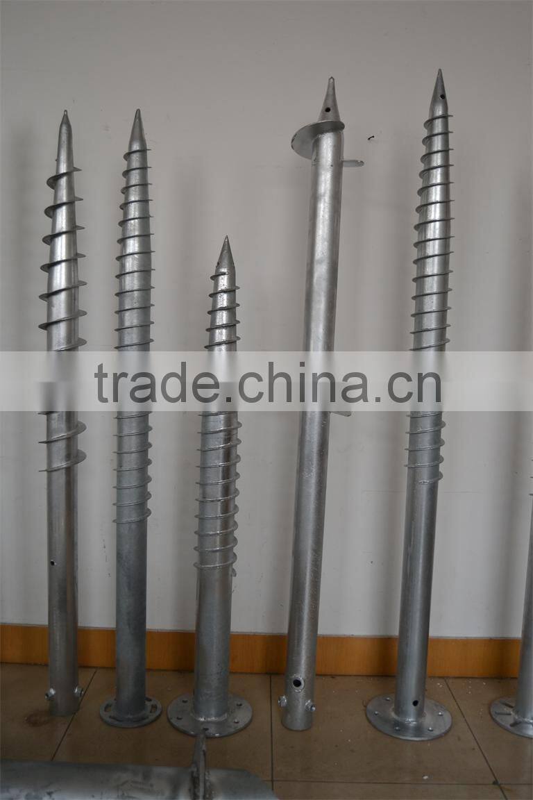 Ground mount system for solar installation