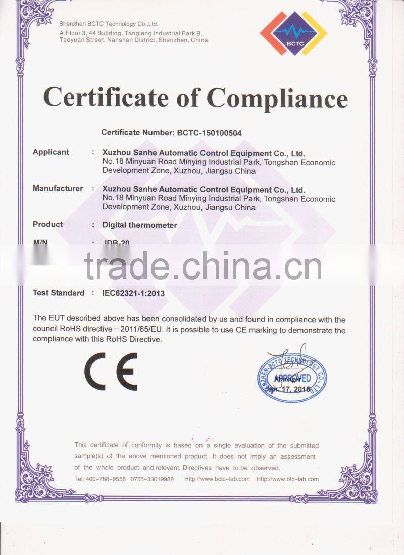 Manufacturer product Tpm-10 alcohol thermometer