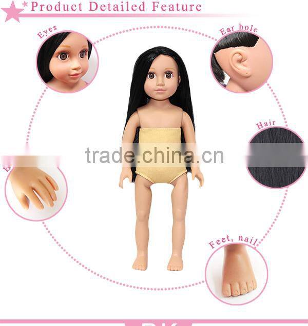 18 Inch Plastic Naked Doll Wholesale