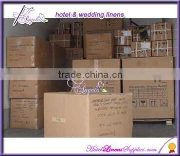 200TC white plain percale Oxford style pillow shams, cheap hotel pillow shams with flanges/borders for hotels