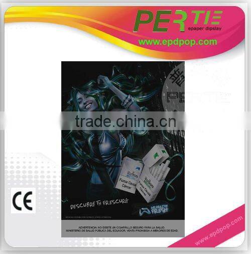 pylon sign e-paper display for exclusive counter and shlef e-paper advertisement
