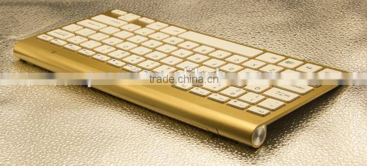 Luxury gift for business men 2.4g wireless keyboard mouse combo KM909 made in China