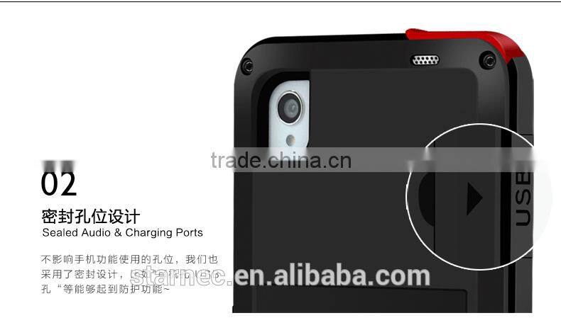 Love Mei Cell Phone Case Gorilla Glass Waterproof Case Cover For Sony Xperia Z3