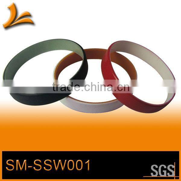 SM-SSW004 blue silicone sports wrist bands