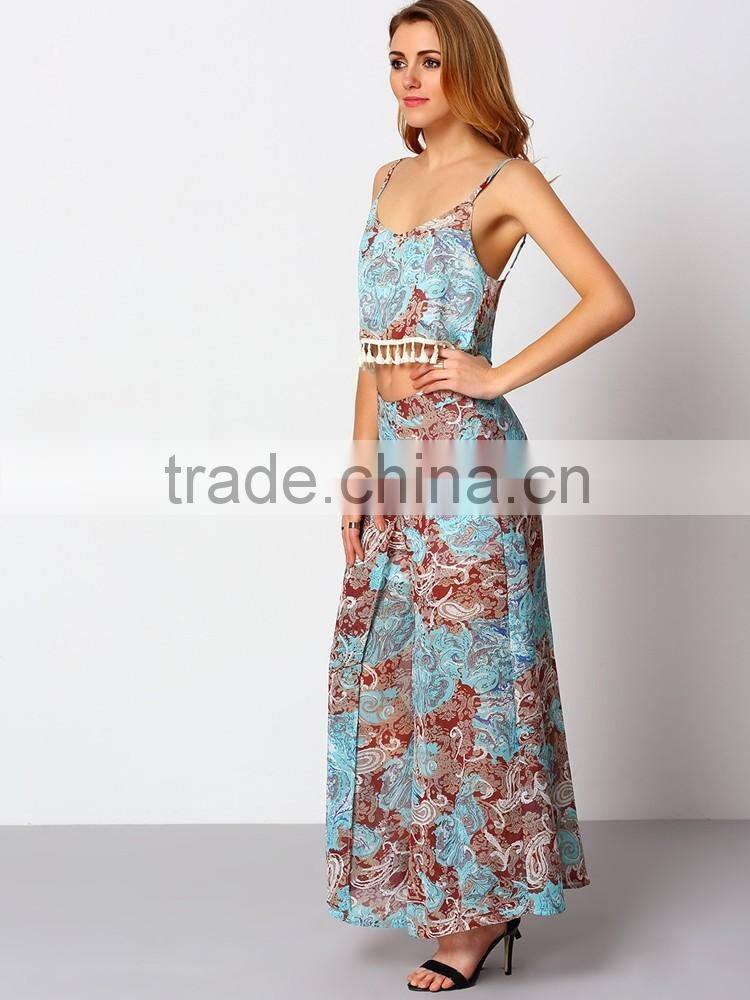 Camisole Sets with flared long pants