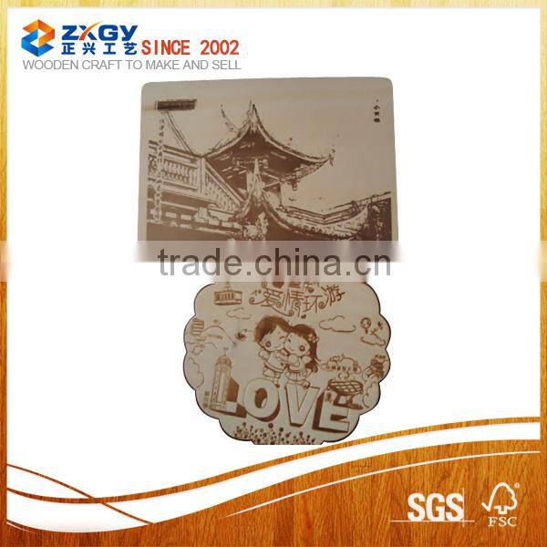 Square Wooden Crafts Arts, Antique Art Mind Wood Crafts