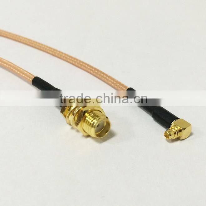 15CM 6 inch SMA female with socket to 3G modem connector MS156 right angle pigtail cable RG316