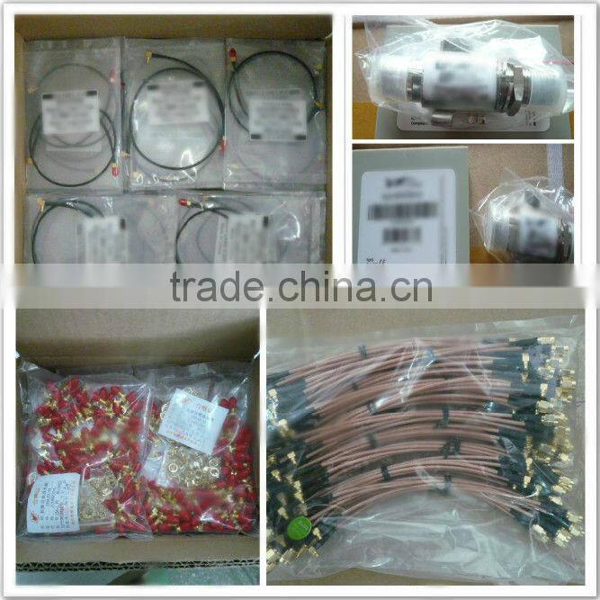 SMA male to SMA male right angle cable assembly, jumper, pigtail