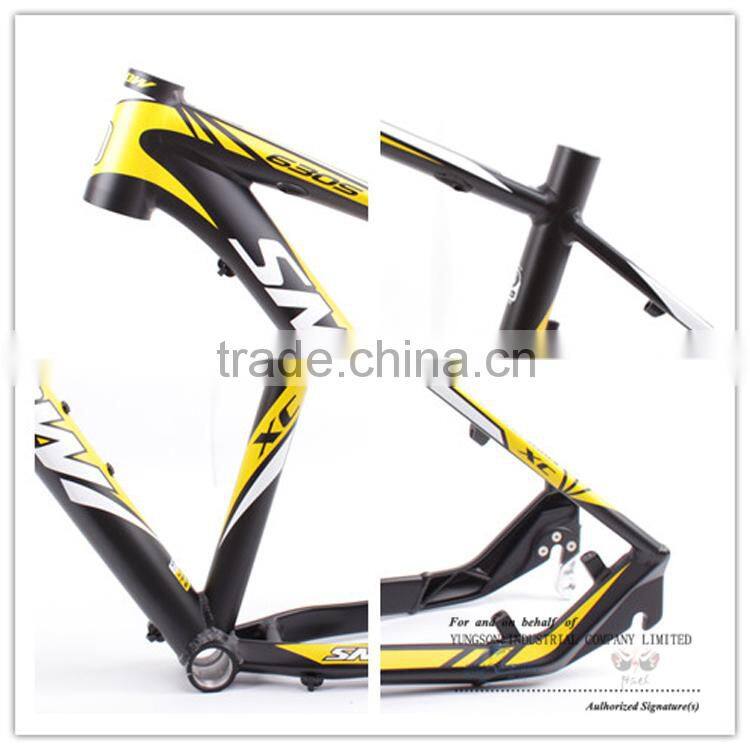 Multiple uses fat bike frame/ snow bike frame/ aluminum bike frame for sales.