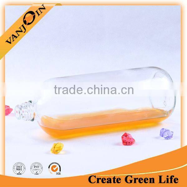 Hot sell high quality round shape wine glass bottle