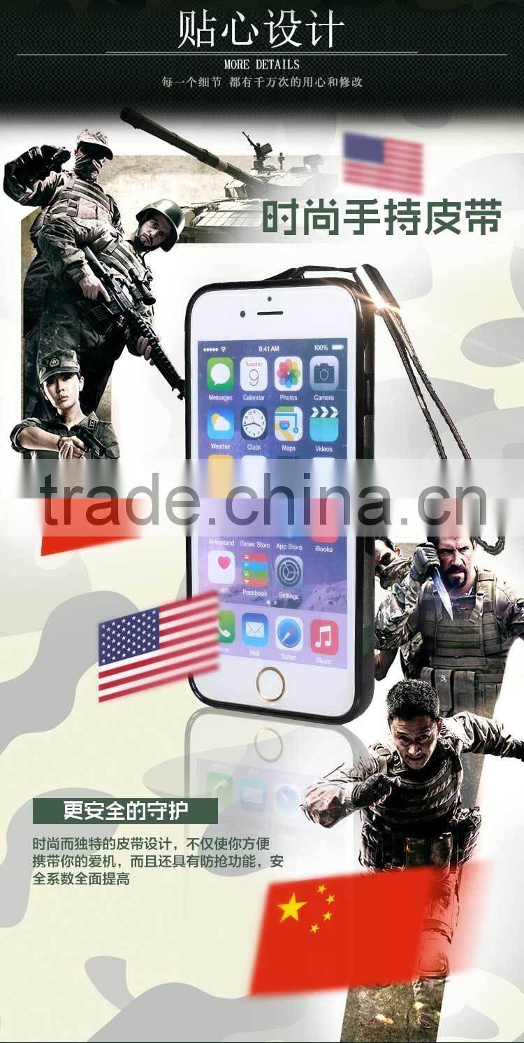 hot selling camouflage leather case for iphone 6/6plus