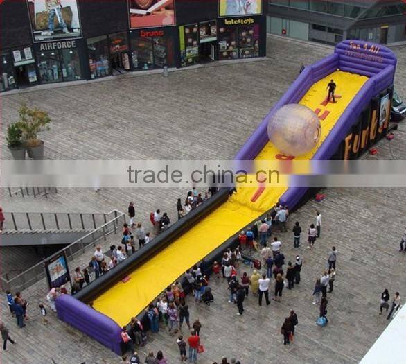 Lanqu Zorb ball slide zorb ball ramp race track