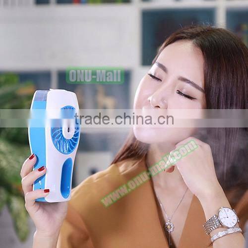 Logo Branding Rechargeable Water Mist Fan, Wholesale USB Electric Fan Misting
