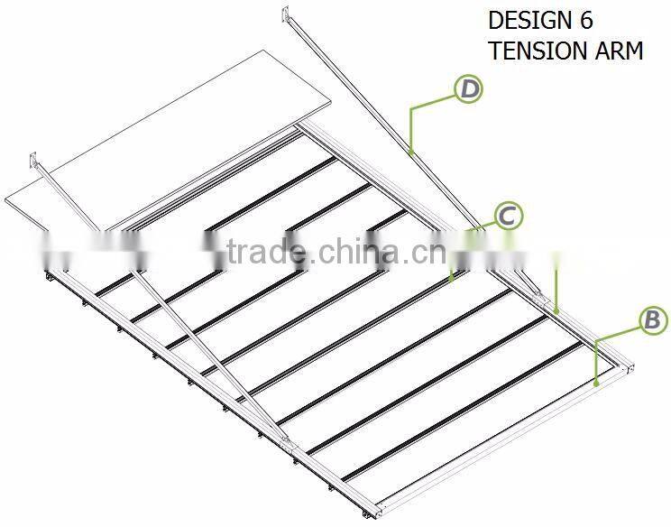 Retractable Roofing System/All Season Aluminium Pergola System